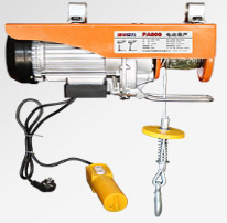 污水處理廠冠航微型電動(dòng)葫蘆安裝大型水泵