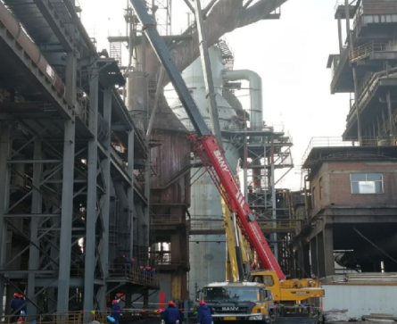鋼廠用環(huán)鏈電動葫蘆順利完成燒結機吊裝任務